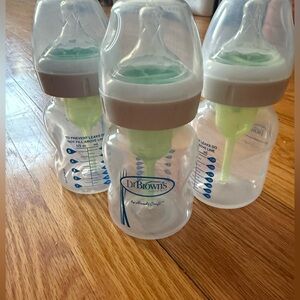 Dr. Brown's Anti Colic 5oz Wide Baby Bottles Pack of 3